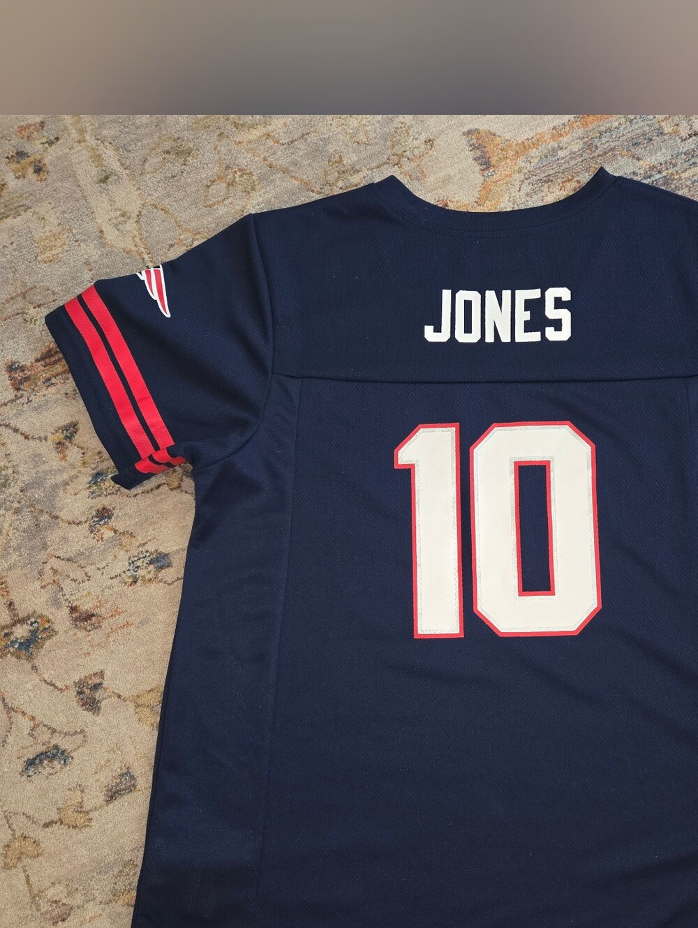 Patriots Mac Jones Ladies Jersey, Size Large,NFL Team Apparel